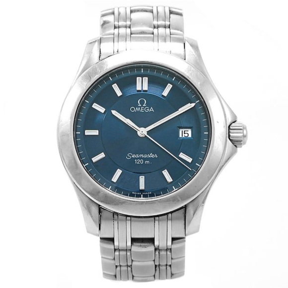 Omega Seamaster Watch 120M 196.1501 Rare Blue Dial Cal 1538 36mm - Picture 3 of 8